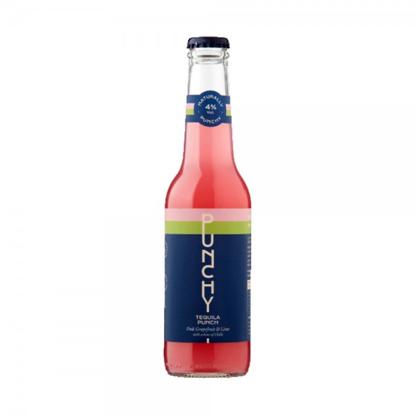 PUNCHY Pink Grapefruit Lime &amp; Chilli Tequila Punch 275ml
