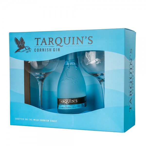 Tarquin&#039;s Cornish Dry Gin Two Glass Gift pack 70cl
