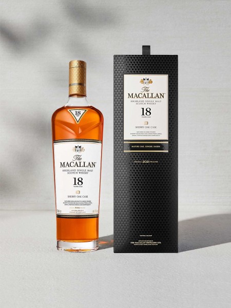 Macallan Sherry Oak Single Malt Whisky 18 Year Old 70Cl