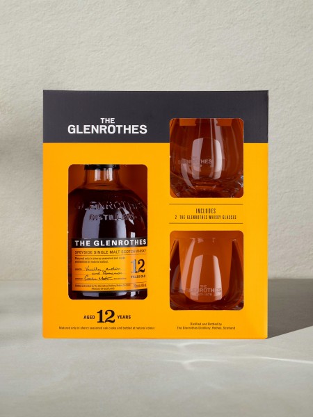 Glenrothes 12 Soleo Glass Pack 70cl