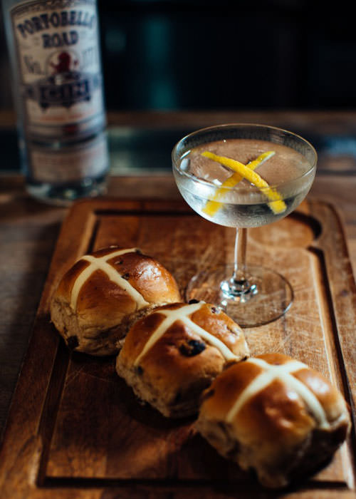 the not cross bun martini easter cocktail