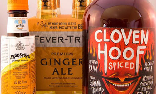 cloven hoof ginger ale dash angostura bitters cocktail